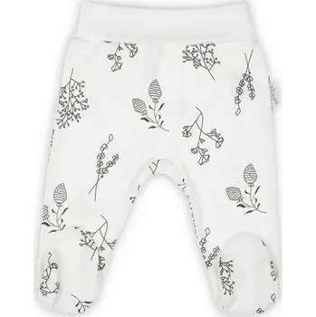 Dupačky Kojenecké bavlněné polodupačky Nicol Ella bílé Barva: béžová, velikost: 62