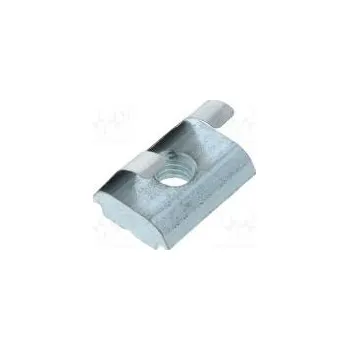 Stavební profil Matice pro profily Šířka drážky 10mm s pružným plíškem ocel