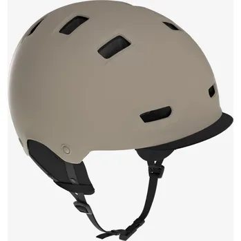 Cyklistická přilba BTWIN Městská cyklistická helma BOL 500 L/59–62cm KAŠTANOVÁ