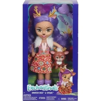 Panenka Mattel Enchantimals Danessa Deer and Sprint panenka se zvířátkem