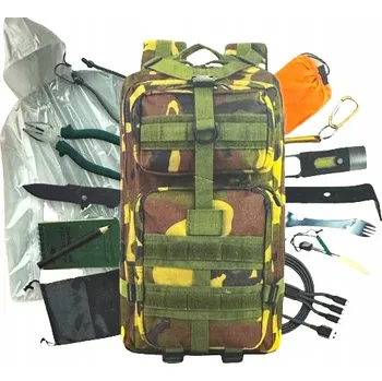 turistický batoh Batoh Setty Military Batoh 41-60 l černý