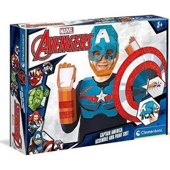 Figurka Clementoni Avengers Marvel Capitan America - vybarvi si
