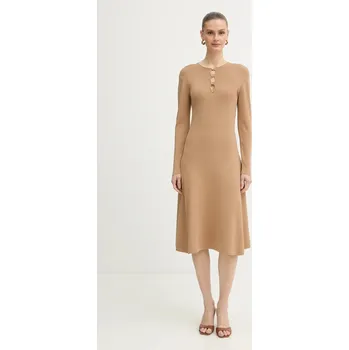 Dámské šaty Šaty Karl Lagerfeld KARL DAILY B1W13003 béžová 02X, vel. XXL