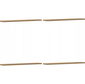 police Nástěnné police dub artisan 60 x 20 x 1,5 cm, 4 ks