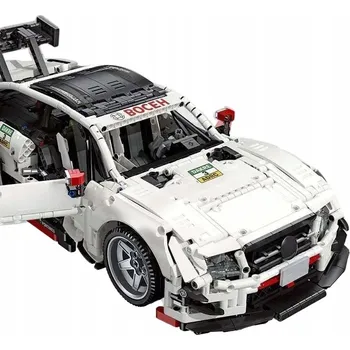 ostatní stavebnice Stavebnice JIE STAR 58010 AMG C63 DTM, bílá, 2489 dílů