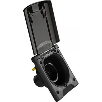 Stěnový vývod Plnicí hrdlo s magnetickým uzavíráním FAWO černá