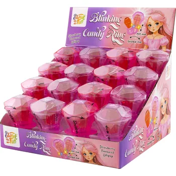 Bonbon Blinking Candy Ring - blikající lízátko na prstýnku 10g