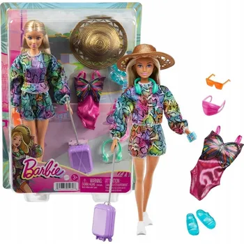 Mattel Barbie Cestovatelka Prázdninová zábava doplňky