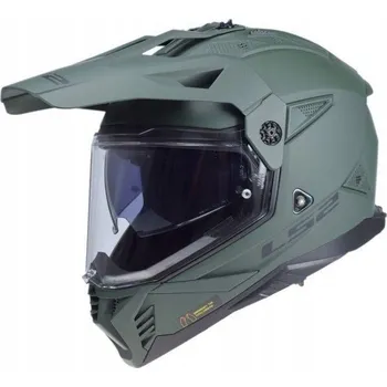 Helma na motorku LS2 MX702 PIONEER II MILITARY GREEN helma enduro cross off-road XL
