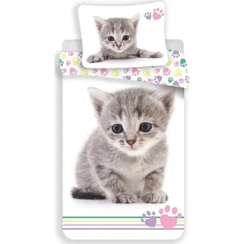 Povlečení Sada povlečení Jerry Fabrics 140 x 200 cm bílá