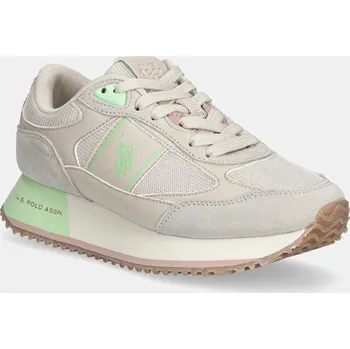 Dámská móda Sneakers boty U.S. Polo Assn. SACHA SACHA006W.5MS1 béžová 01X, EUR 40