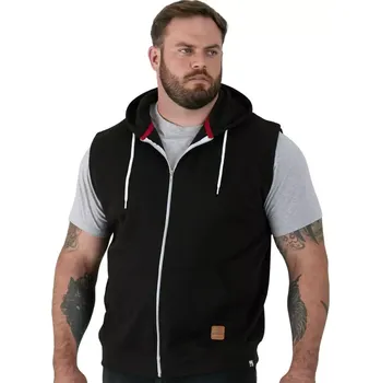 Pánská mikina Pánská velká mikina bez rukávů Duke D555 Blake černá (5XL)