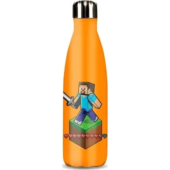 EPEE Minecraft nerezová lahev 600 ml oranžová