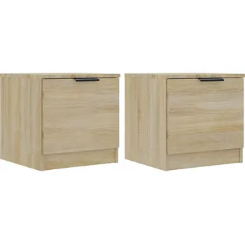 Noční stolek Noční stolek dub sonoma 40 x 39 x 40 cm, 2 ks