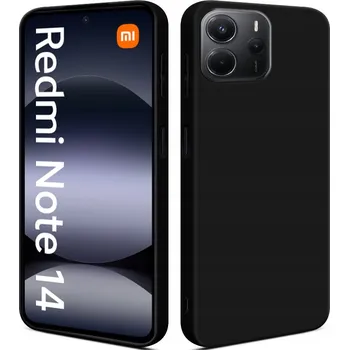 Pouzdro na mobilní telefon Gumový Pouzdro pro Xiaomi Redmi Note 14 5G - matný zadní Zadní Kryt + 9H Sklo