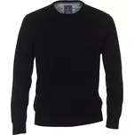 Pánský velký hladký svetr přes hlavu Redmond 500-90 černý (6XL)