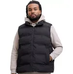 Velká pánská prošívaná vesta s límcem Jack & Jones 12279427 černá (7XL)