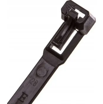 Stahovací páska Stahovací pásek otevíratelný 350x7,5mm černý BMWN5354E /100 ks/