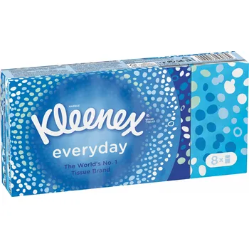 Papírový kapesník KLEENEX Everyday kapesníky 2vrstvé 8x 9 ks