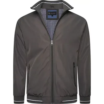 Pánská móda Velká pánská lehká bomber bunda se stojáčkem Kam 444 khaki (4XL)