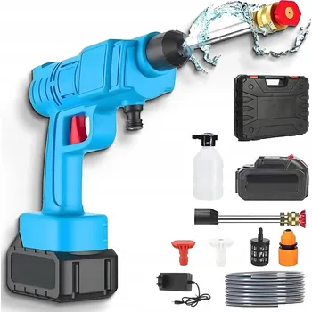 Vysokotlaký čistič AKUMULÁTOROVÁ TLAKOVÁ MYČKA BEZDRÁTOVÁ MOBILNÍ SE SAMONASÁVÁNÍM VODY 48V