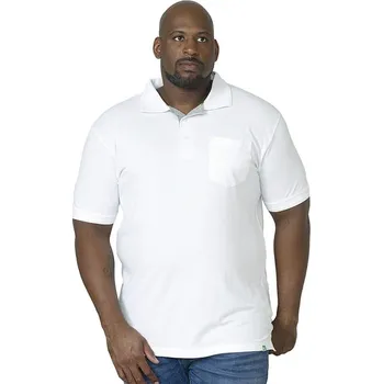 Pánské tričko Bílá polokošile Duke D555 Grant (7XL)