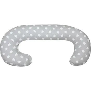 Kojící polštář SCAMP Polštář ve tvaru C GreyWhiteStars