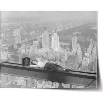 Plakát Sablio Plakát Zedník na traverze - 60x40 cm