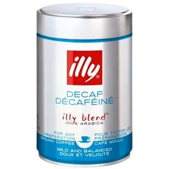 Káva Illy Decaf mletá káva bez kofeinu 250g