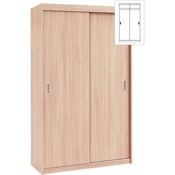 Šatní skříň INTENA Evita 12 šířka 120 cm buk