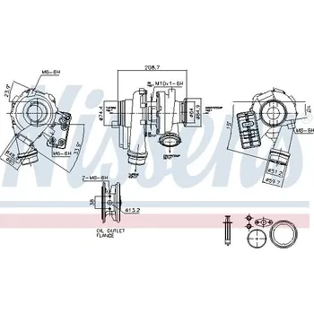 Turbodmychadlo Dmychadlo, plnění NISSENS 93880