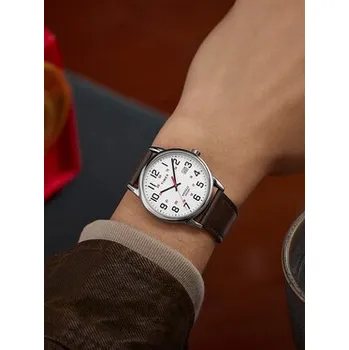 Hodinky Hodinky Timex Easy Reader Classic TW2Y12600 Hnědá OS