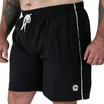 Pánské plavky Pánské velké plavecké šortky Duke D555 Yarrow černé (6XL)