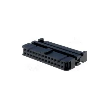 Elektrická zásuvka Zástrčka IDC zásuvka PIN 26 se zajištěním kabelu IDC zlacený