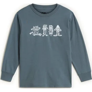 Chlapecké tričko tričko dlouhý rukáv dětské VANS Sk8 Posse LS STORMY WEATHER - 2