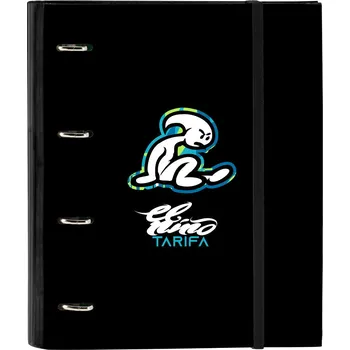 Set školních potřeb Kroužkový pořadač El Niño Green bali Černá (27 x 32 x 3.5 cm)