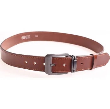 Módní doplněk Pánský kožený opasek PENNY BELTS | hnědý | 60032- 1-4-40 obvod -pasu: 85 cm