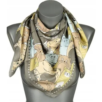 Šátek Versoli šátek s potiskem - satén