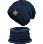 Zimní set 2v1 nákrčník a čepice Sport Modrý