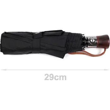 Pánský skládací vystřelovací deštník - 2 černá