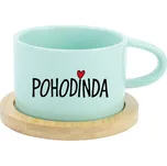 Giftela POHODINDA - mint hrníček makronka 200 ml