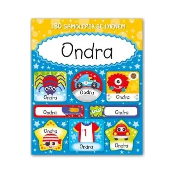 samolepka Veselé nálepky samolepky se jménem Ondra