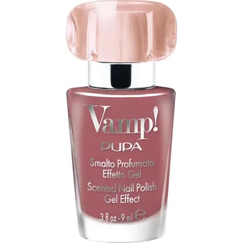 Přípravek na nehty PUPA Milano Lak na nehty VAMP! (Scented Nail Polish Gel Effect) 9 ml 127 Shiny Leather + 2 měsíce na vrácení zboží
