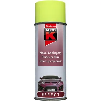 Barva ve spreji AUTO K LAK 400ML NEONOVĚ ŽLUTÝ 233090