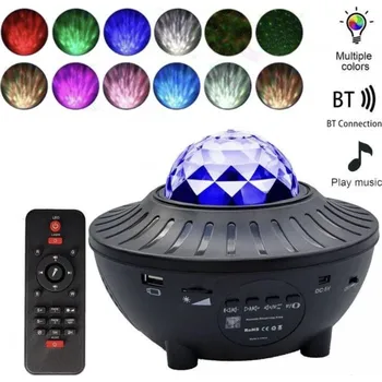 Noční světlo EUROSONIC LED projektor noční oblohy se zvuky