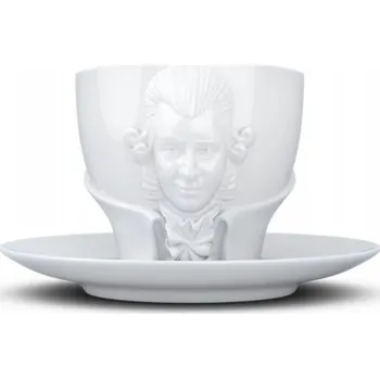 Šálek 58products porcelánový bílý 260 ml vintage TALENT Mozart