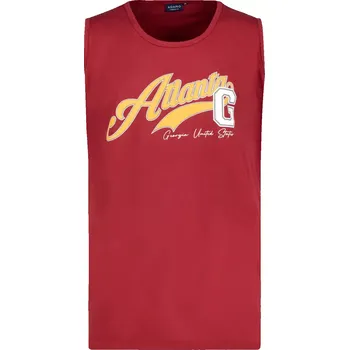 Pánské tričko Velká pánská trička s potiskem Adamo 131512-590 bordó (6XL)