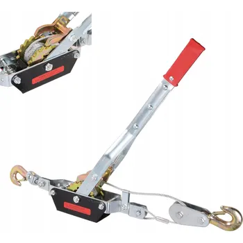 RUČNÍ LANOVÝ NAVIJÁK 2T, NOSNOST 2000 kg, S HÁKY