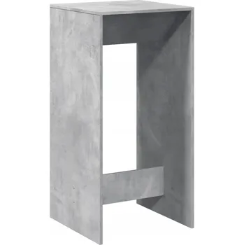 Konferenční stolek Barový stolek šedý beton 51 x 50 x 103,5 cm, materiál: dřevotříska