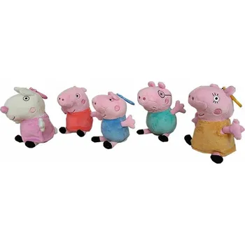 Hračka ADC Blackfire Plyšová klíčenka/peněženka s klipem Prasátko Peppa